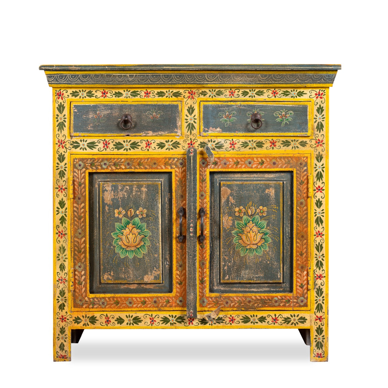 Lapiz, hand-painted colourful cabinet