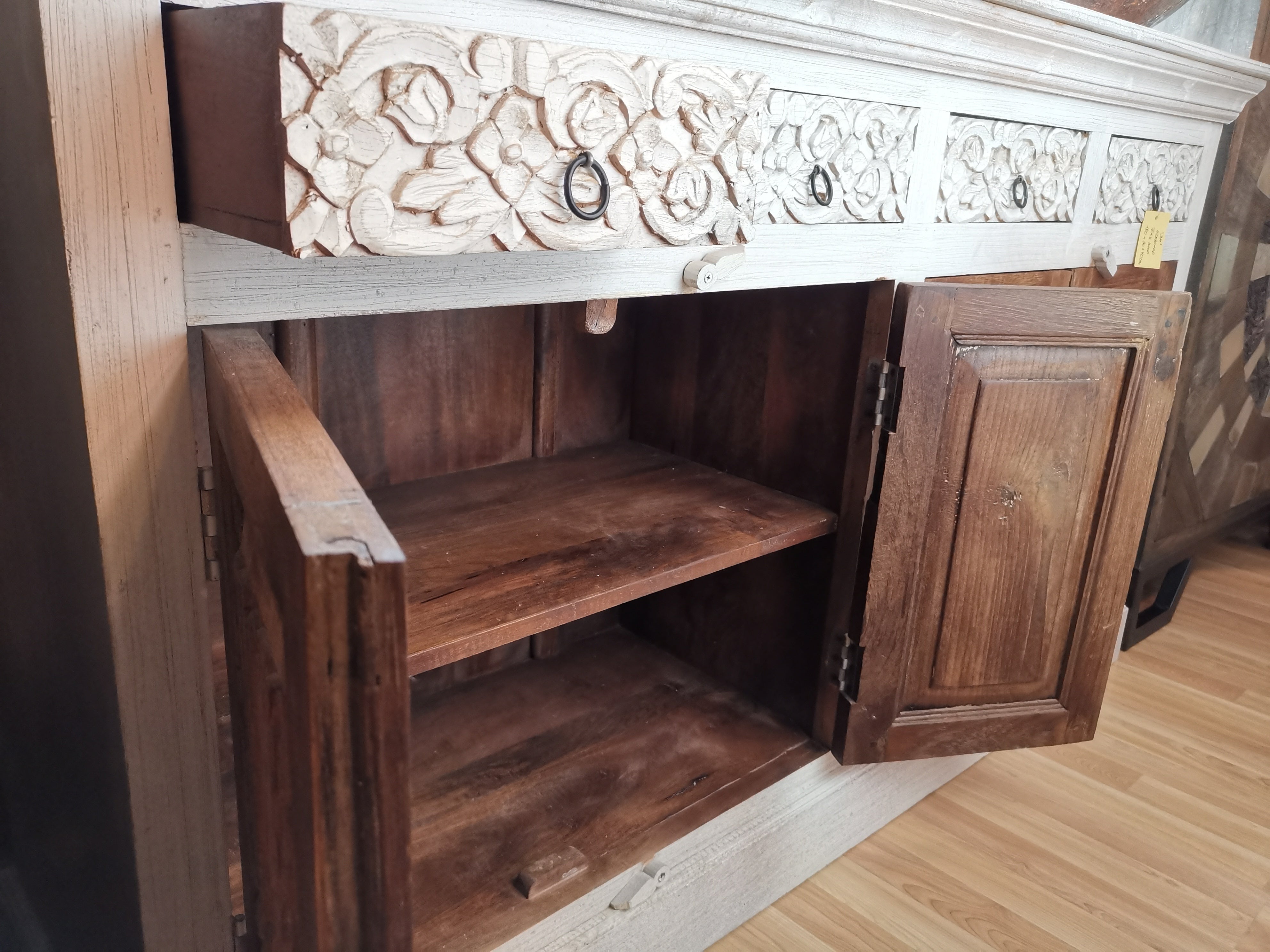 Ina, antique indian-style sideboard