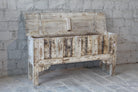 Eta, antique wooden console table